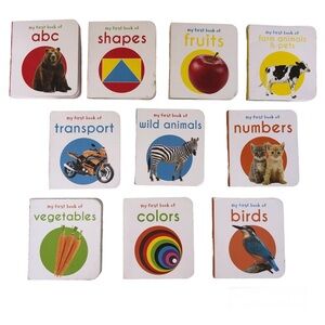 My First Learning Library Lot Of 10 Board Books Various Themes -Read Description